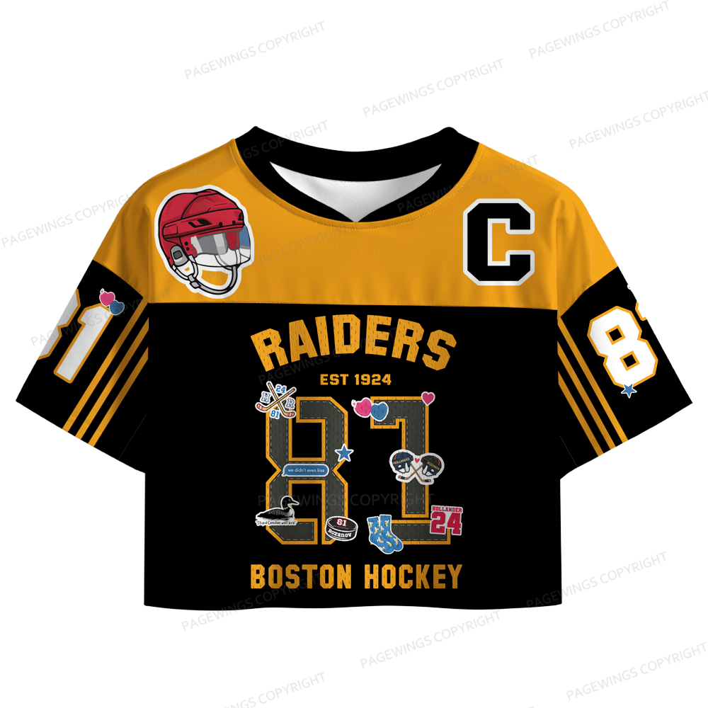 Pagewings Romance Novel Lover Women's Crop Mesh Jersey