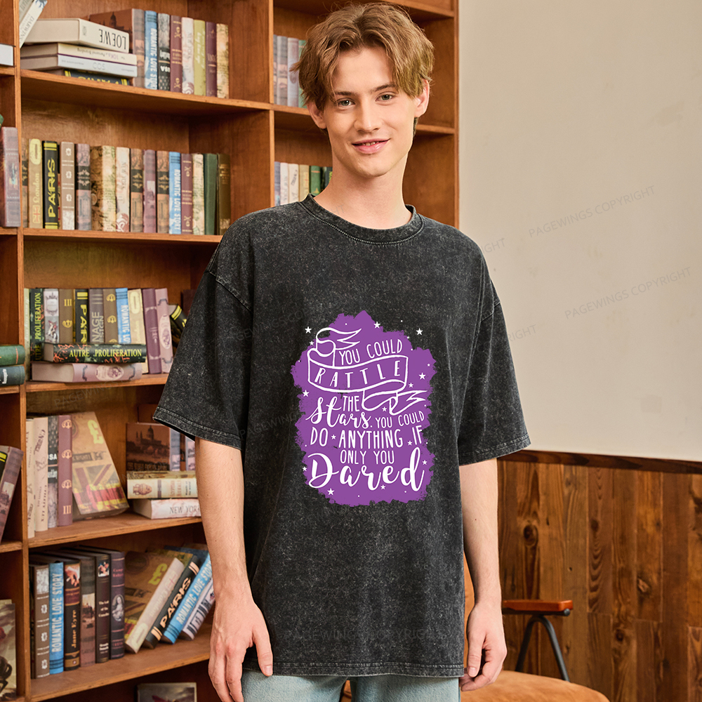 Pagewings Rattle The Stars Unisex Washed T-shirt