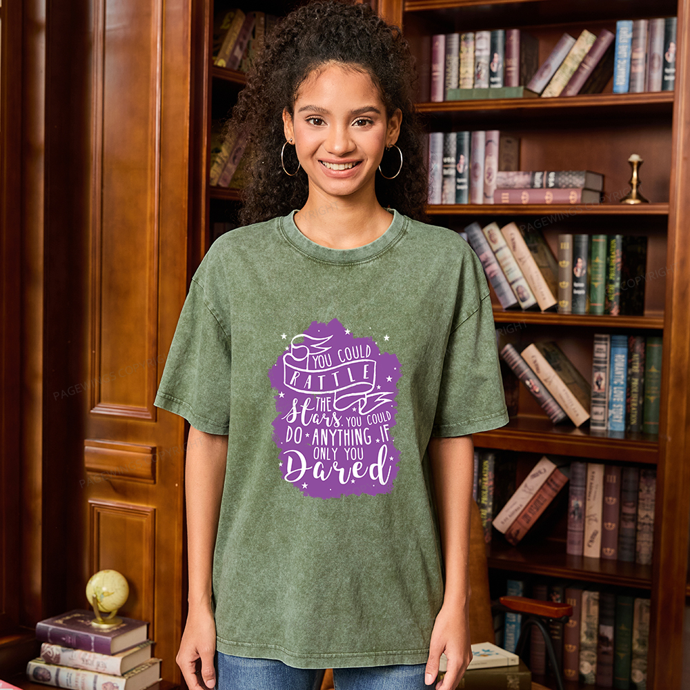 Pagewings Rattle The Stars Unisex Washed T-shirt