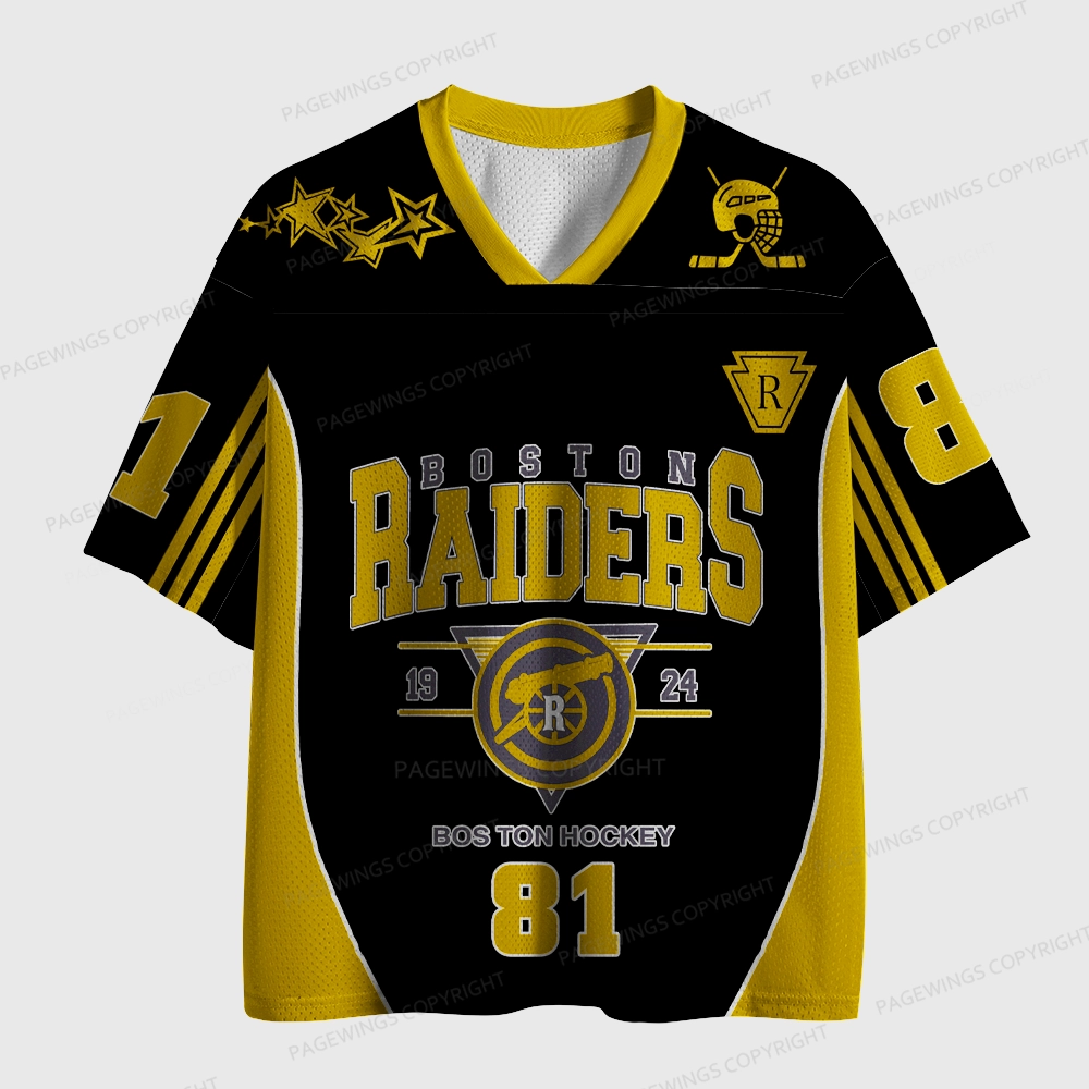 Pagewings Love Ice Hockey Unisex Mesh Jersey