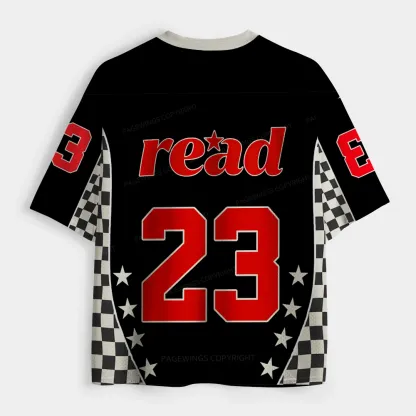 Pagewings I Read Dead People Unisex Mesh Jersey