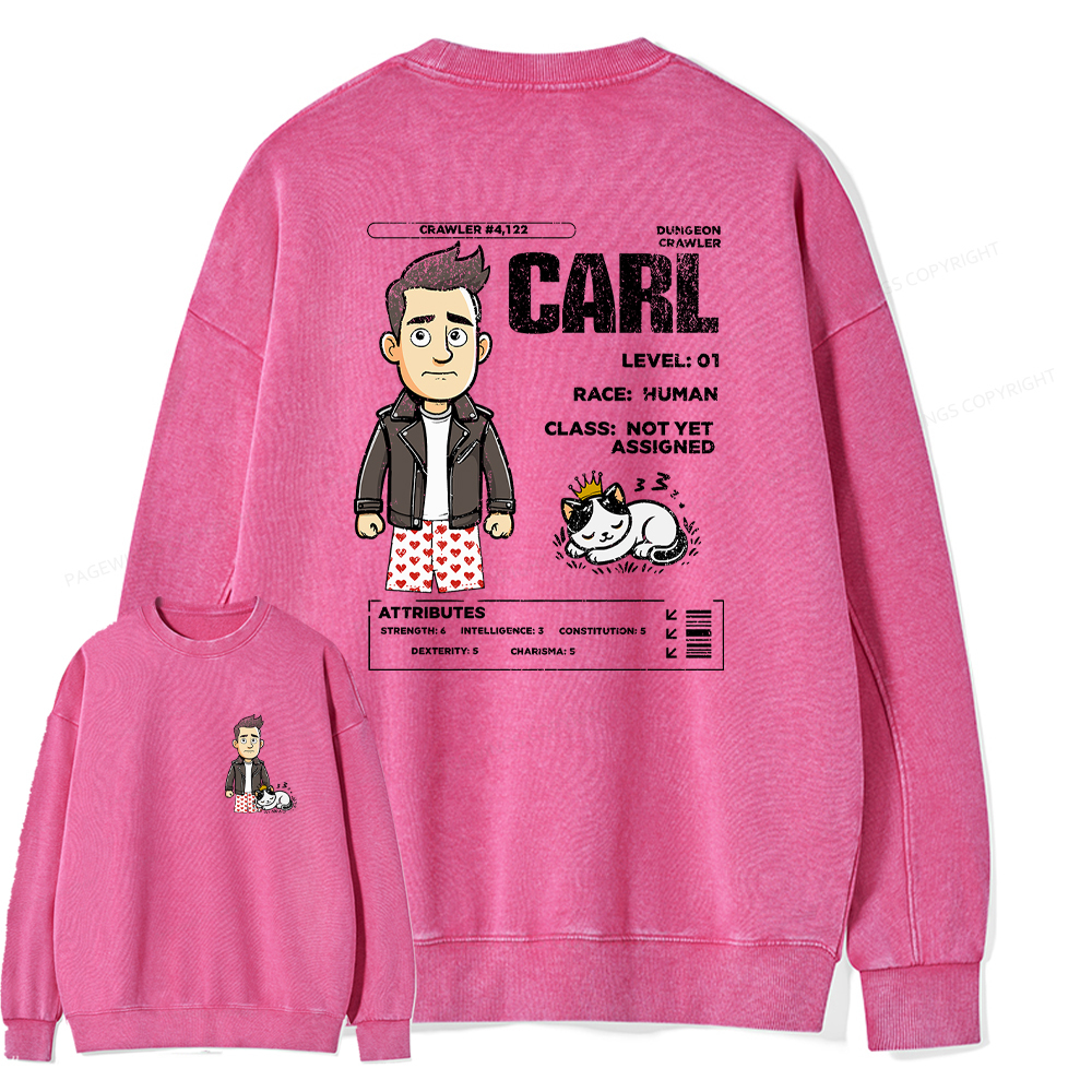 Pagewings Fuel Your Imagination With Sci-Fi Unisex Washed Sweatshirt