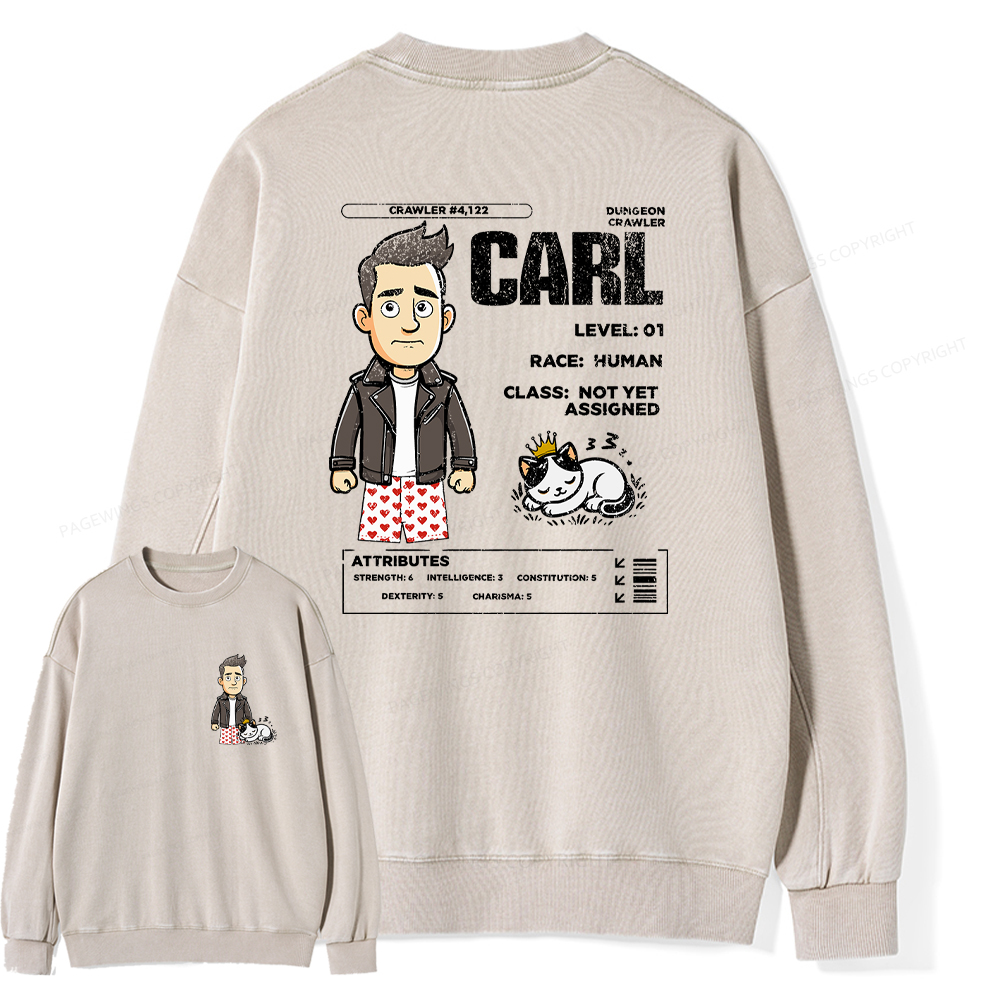 Pagewings Fuel Your Imagination With Sci-Fi Unisex Washed Sweatshirt