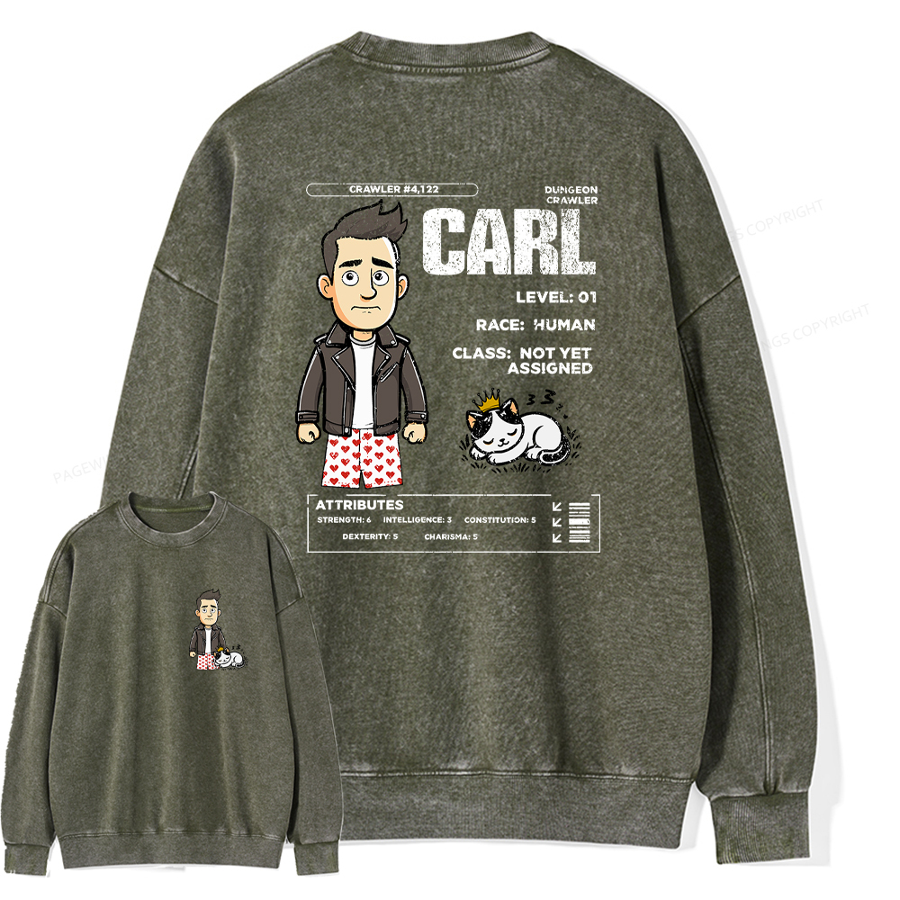 Pagewings Fuel Your Imagination With Sci-Fi Unisex Washed Sweatshirt