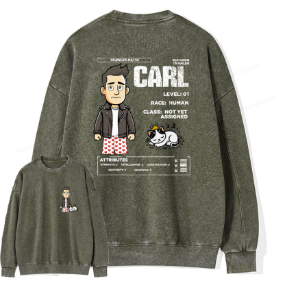 Pagewings Fuel Your Imagination With Sci-Fi Unisex Washed Sweatshirt