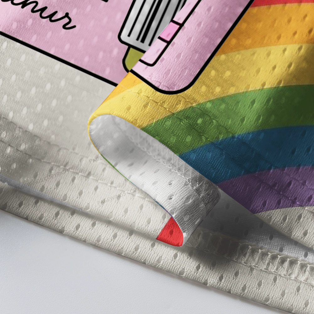 Pagewings Having Fun Isn't Hard When You've Got A Library Card Unisex Mesh Jersey