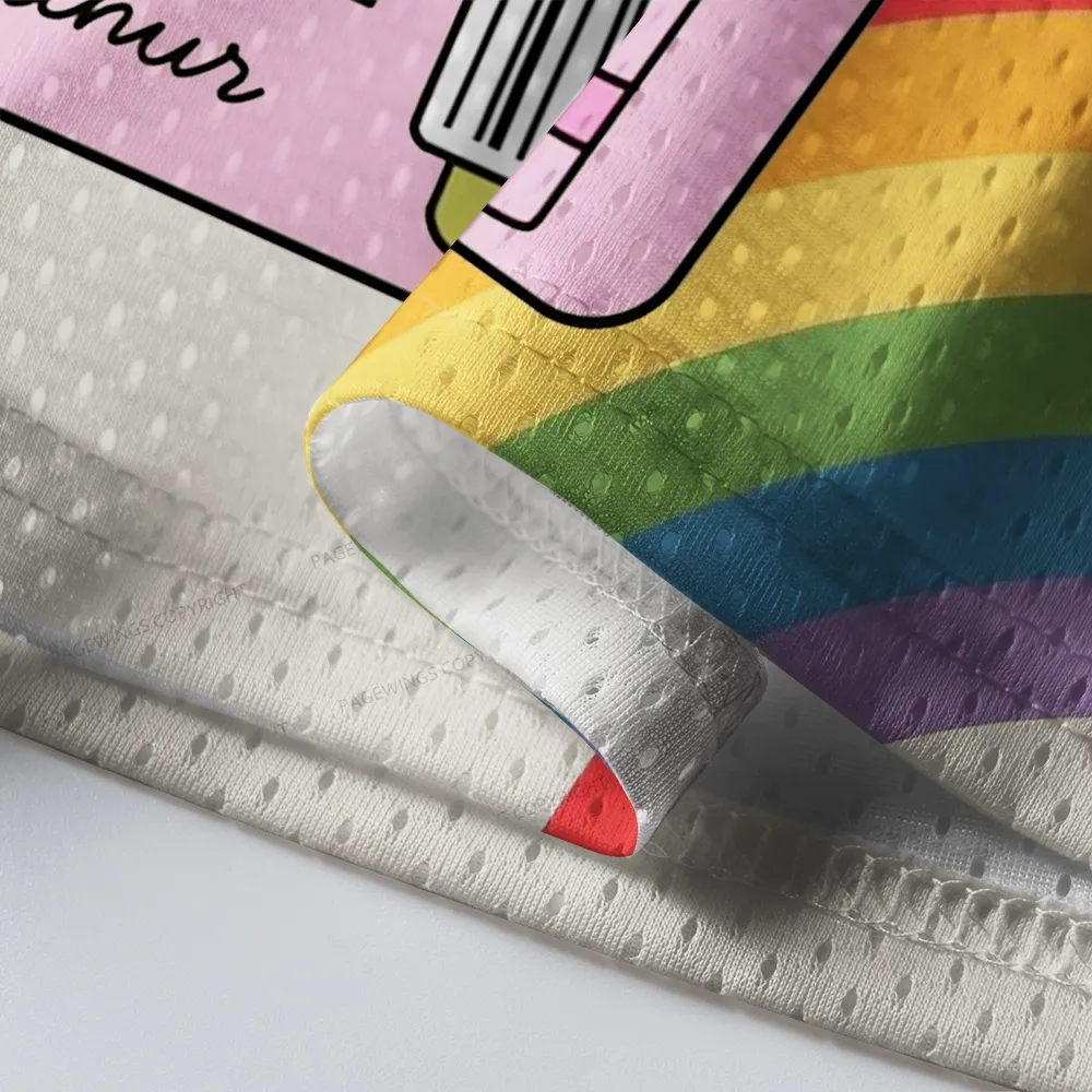 Pagewings Having Fun Isn't Hard When You've Got A Library Card Unisex Mesh Jersey