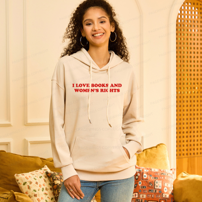 Pagewings I Love Books And Women's Rights Unisex Classic Hoodie