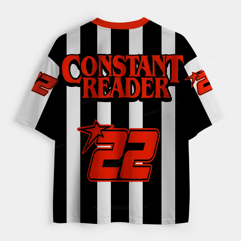 Pagewings Constant Reader Unisex Mesh Jersey