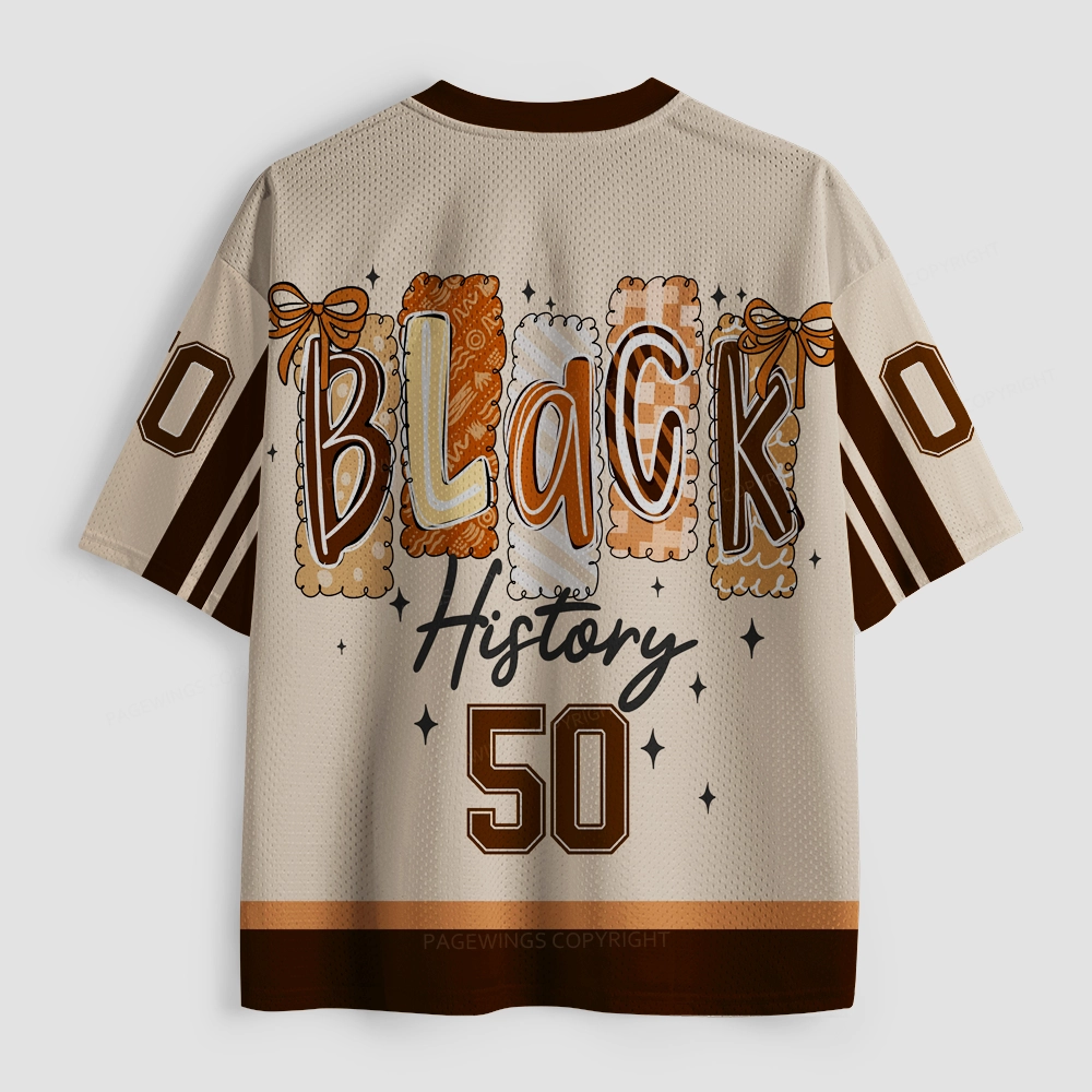 Pagewings Black History Unisex Mesh Jersey