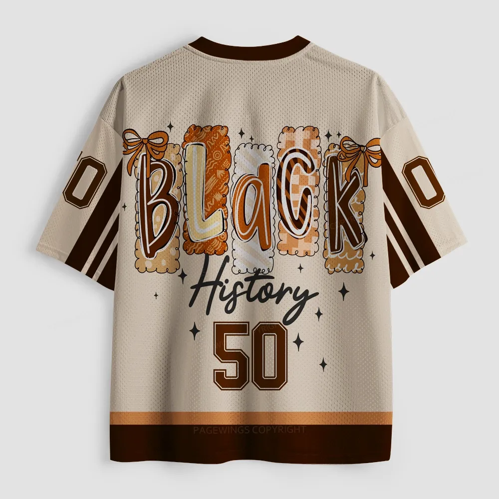 Pagewings Black History Unisex Mesh Jersey