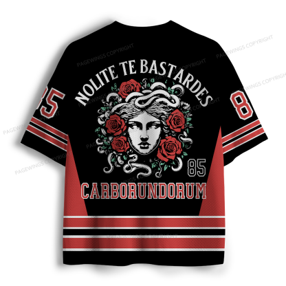 Pagewings Nolite Te Bastardes Carborundorum Unisex Mesh Jersey