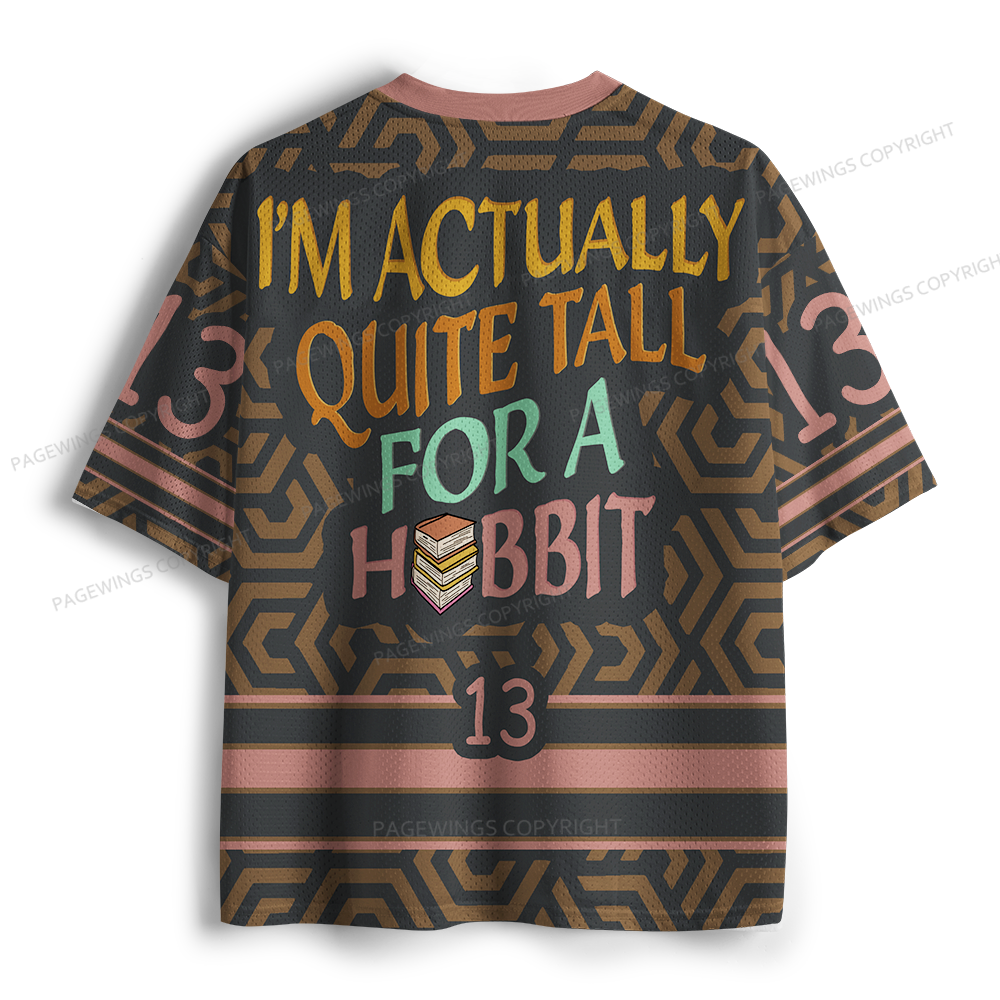 Pagewings I'm Actually Quite Tall Unisex Mesh Jersey