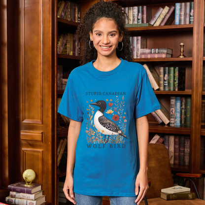 Pagewings Stupid Canadian Wolf Bird Unisex Classic T-shirt