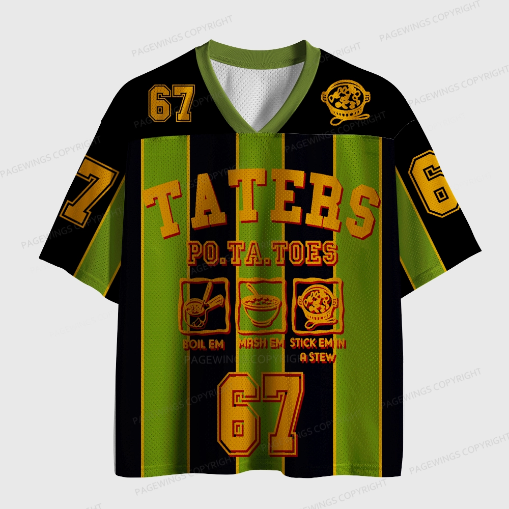 Pagewings Taters Unisex Mesh Jersey