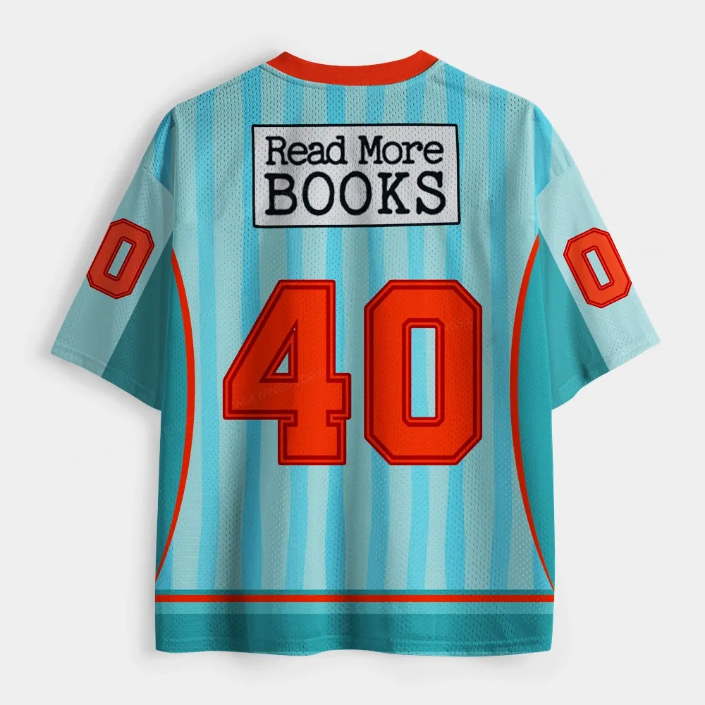 Pagewings Read More Books Unisex Mesh Jersey