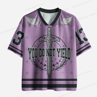 Pagewings You Do Not Yield Unisex Mesh Jersey