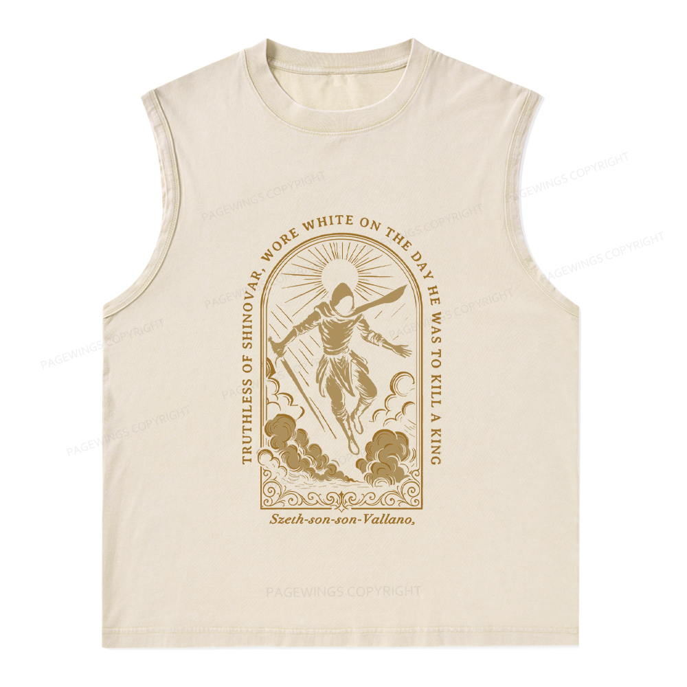 Pagewings Truthless of Shinovar Unisex Washed Tank Top
