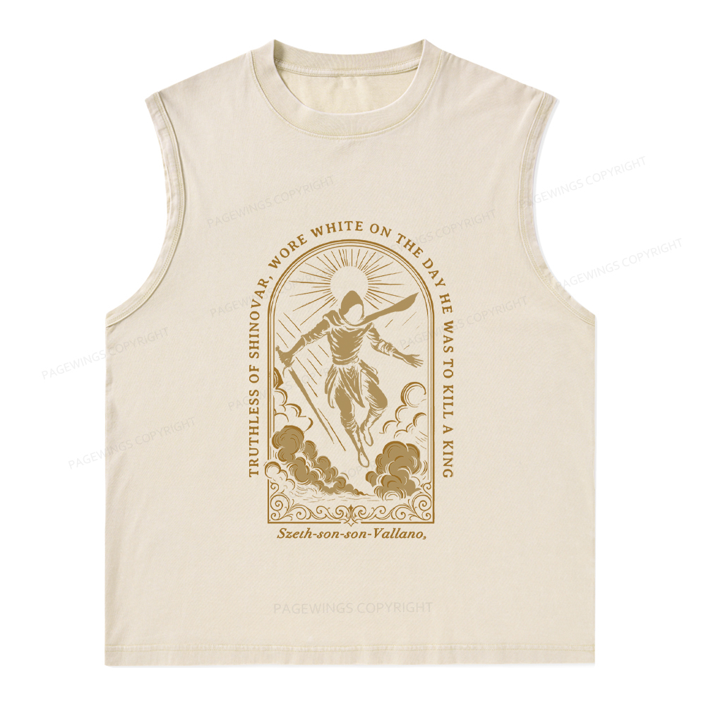 Pagewings Truthless of Shinovar Unisex Washed Tank Top