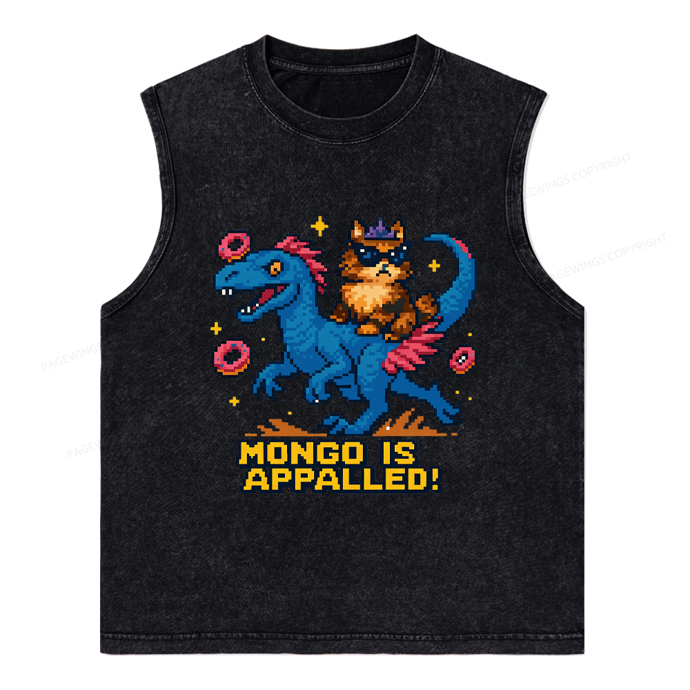 Pagewings Mongo Is Appalled Washed Tank Top