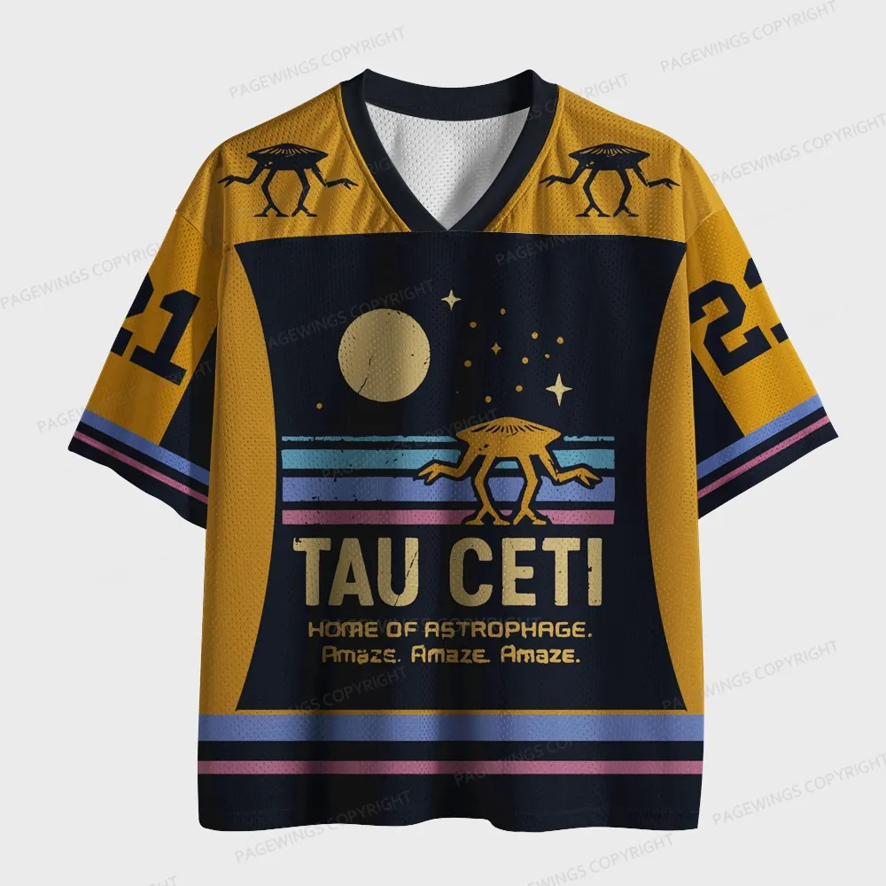 Pagewings Tau Ceti Unisex Mesh Jersey