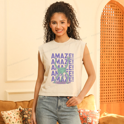 Pagewings Rocky Amaze Women's Washed Tank Top