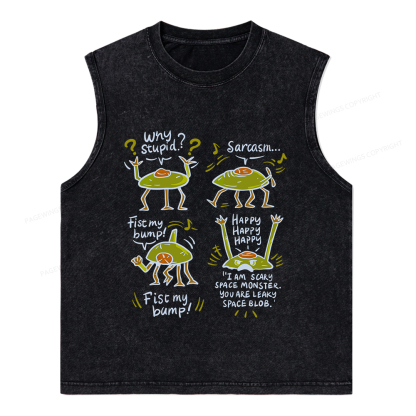 Pagewings Rocky Amaze Book Lover Unisex Washed Tank Top