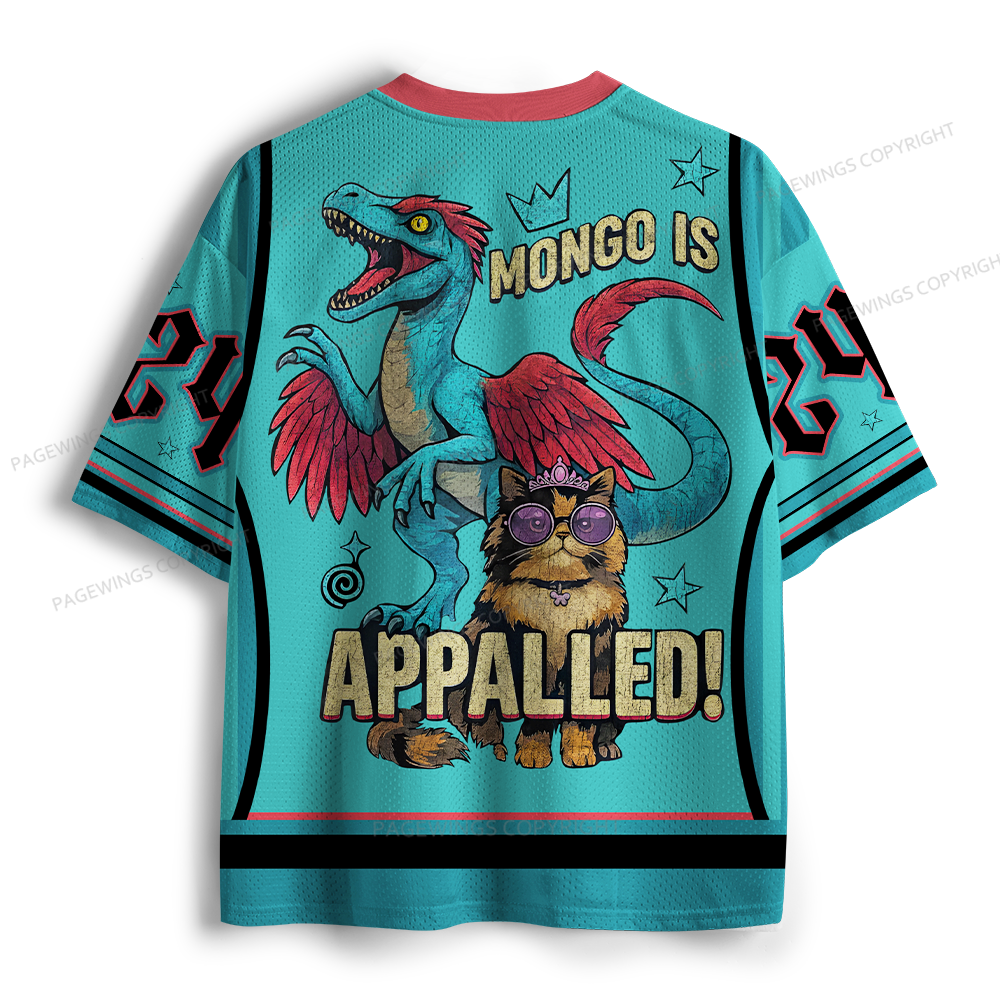 Pagewings Mongo Is Appalled Unisex Mesh Jersey