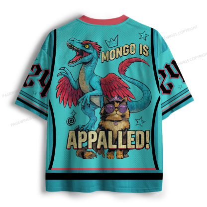 Pagewings Mongo Is Appalled Unisex Mesh Jersey
