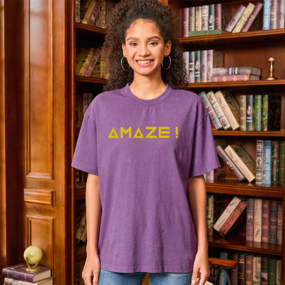 Pagewings Amaze Unisex Washed T-shirt