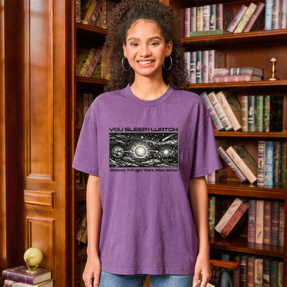 Pagewings Tau Ceti Unisex Washed T-shirt