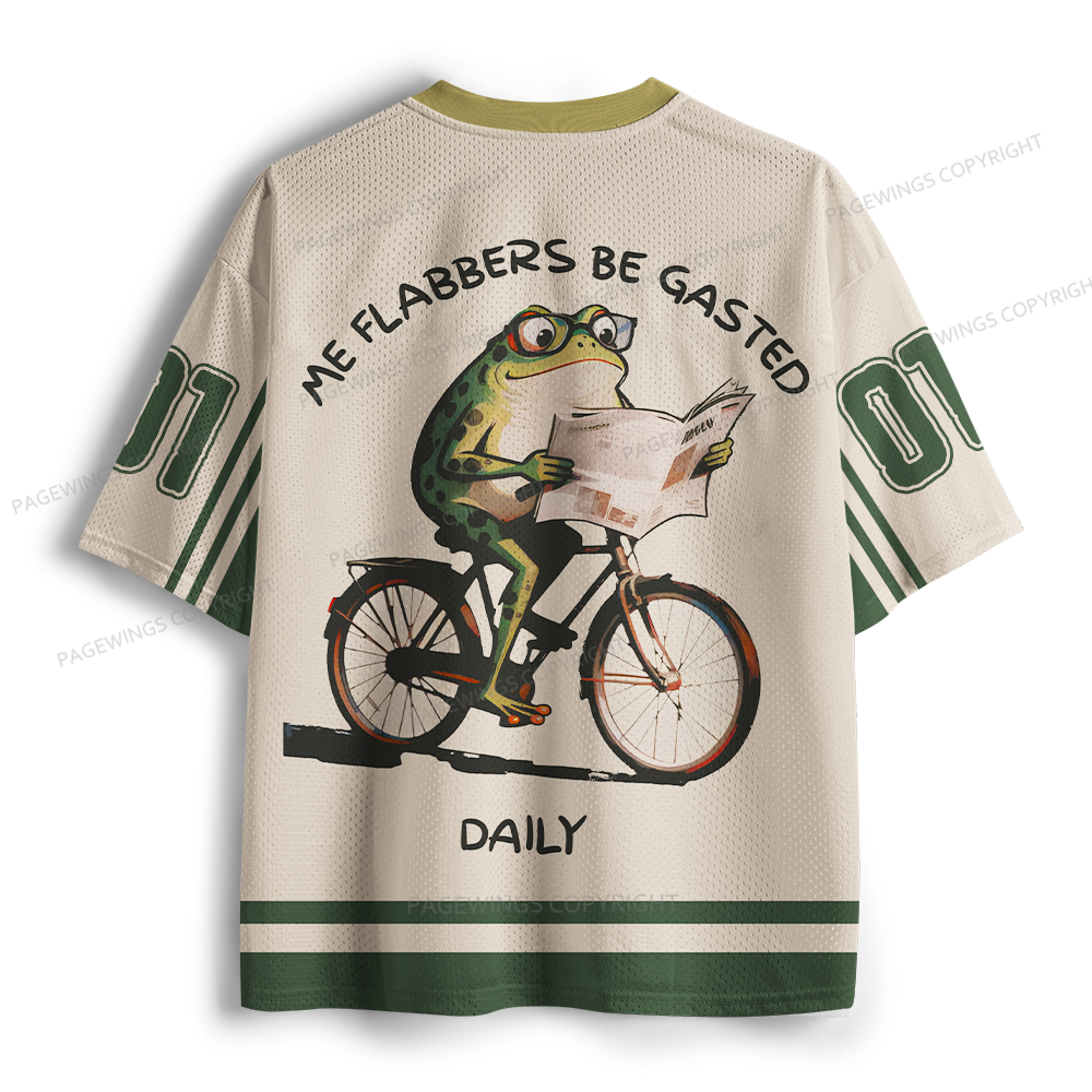 Pagewings  Me Flabbers Be Gasted Daily Unisex Mesh Jersey