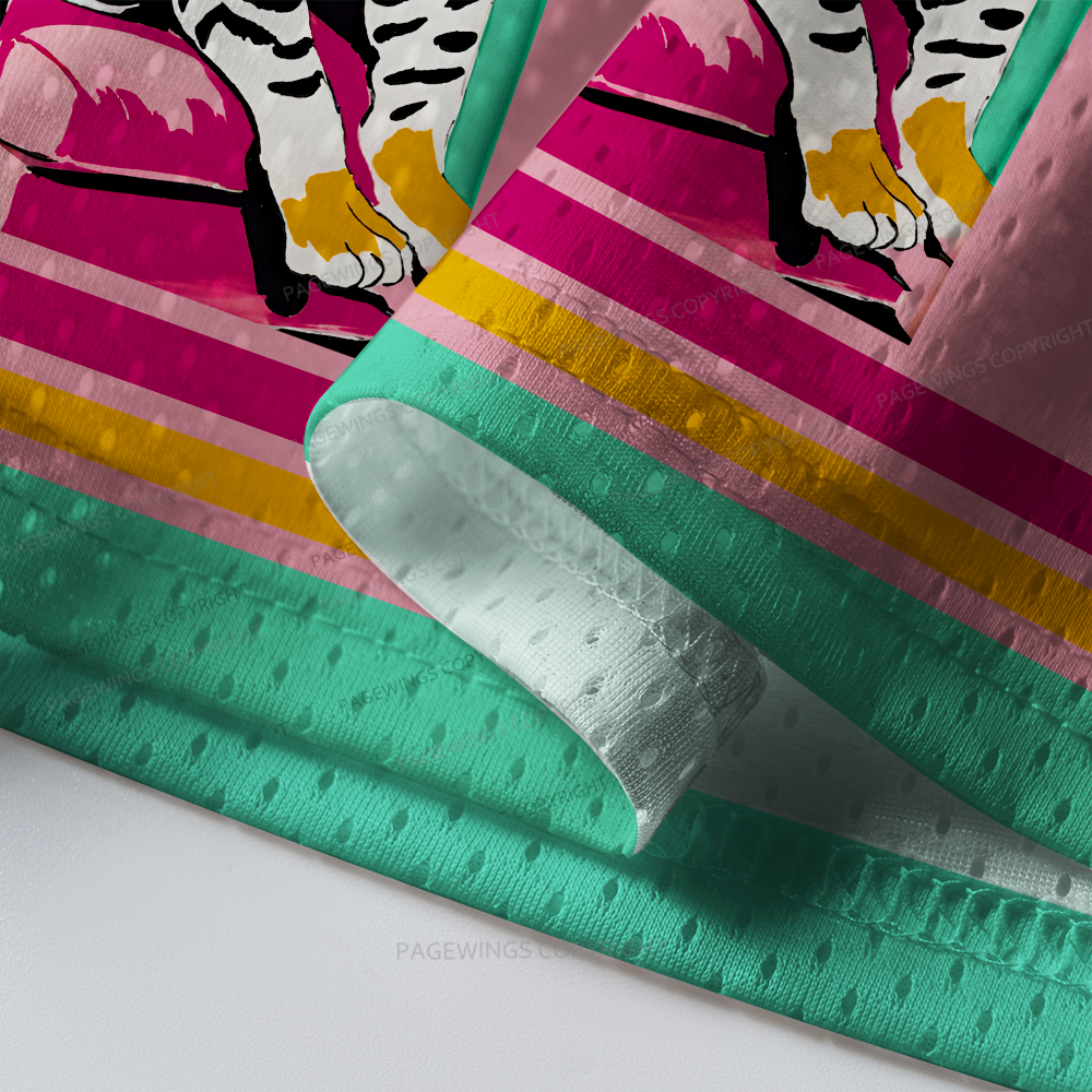 Pagewings Cool Cats Read Books National Library Week Unisex Mesh Jersey