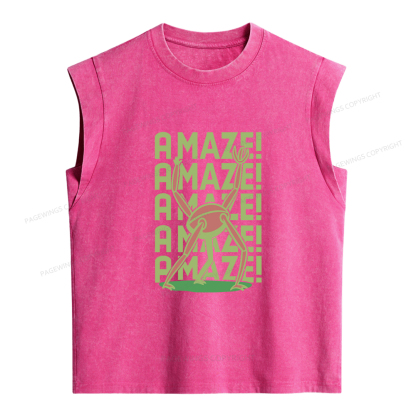 Pagewings Rocky Amaze Women's Washed Tank Top
