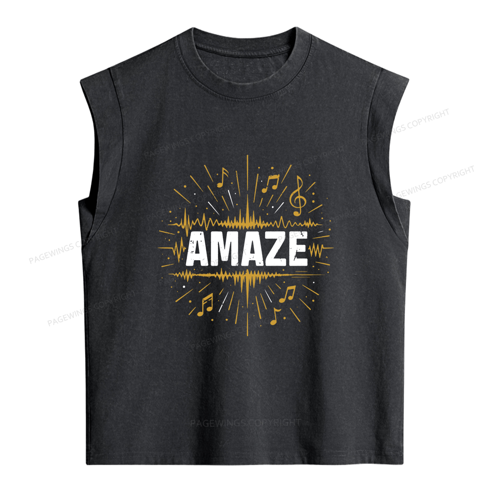 Pagewings Amaze Women's Washed Tank Top