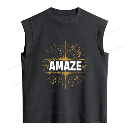 Pagewings Amaze Women's Washed Tank Top