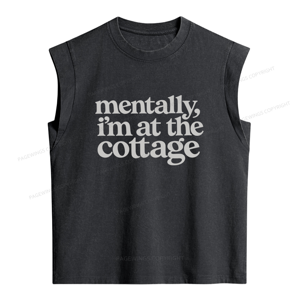 Pagewings At The Cottage Women's Washed Tank Top