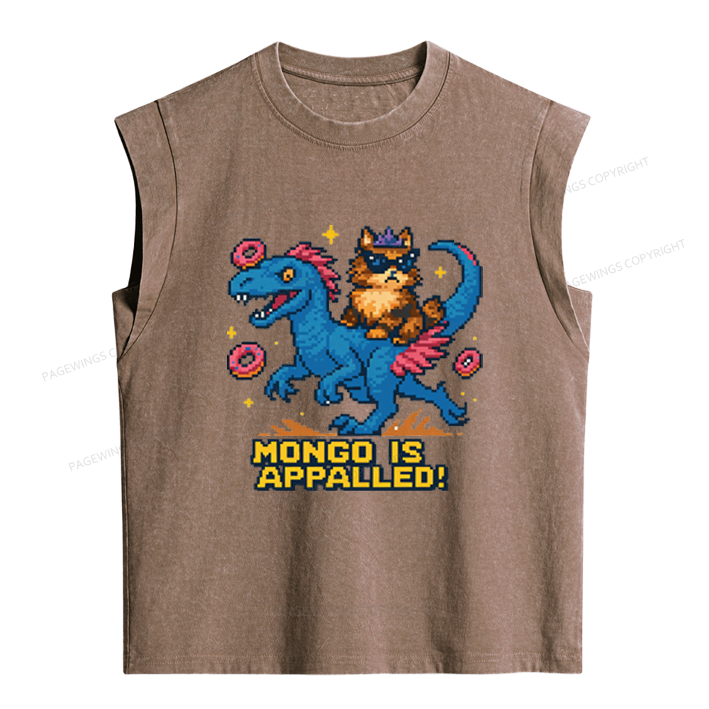 Pagewings Mongo Is Appalled Women's Washed Tank Top