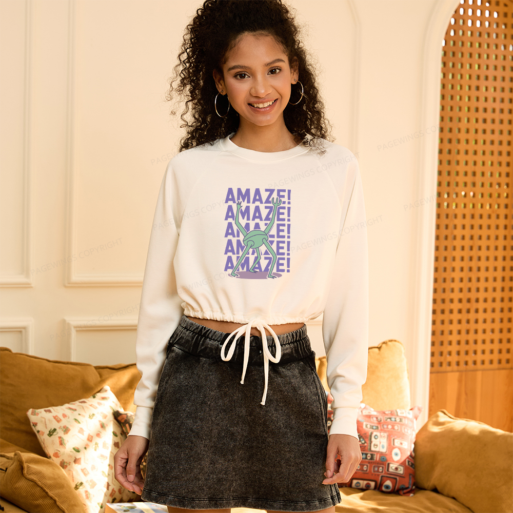 Pagewings Rocky Amaze Cropped Sweatshirt 