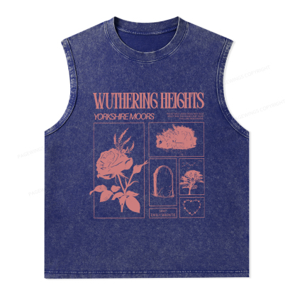 Pagewings Literary Quote Unisex Washed Tank Top