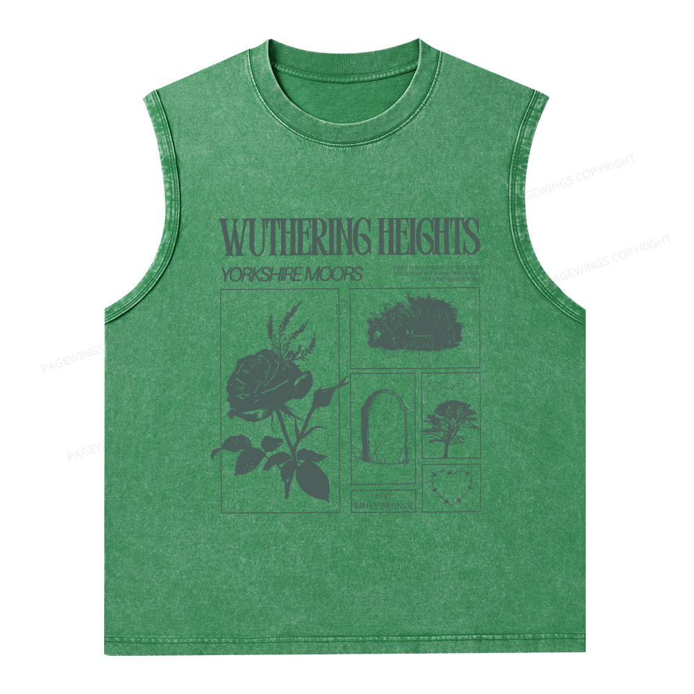 Pagewings Literary Quote Unisex Washed Tank Top