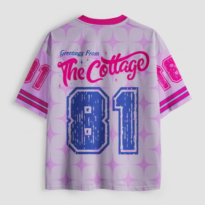 Pagewings From The Cottage Unisex Mesh Jersey