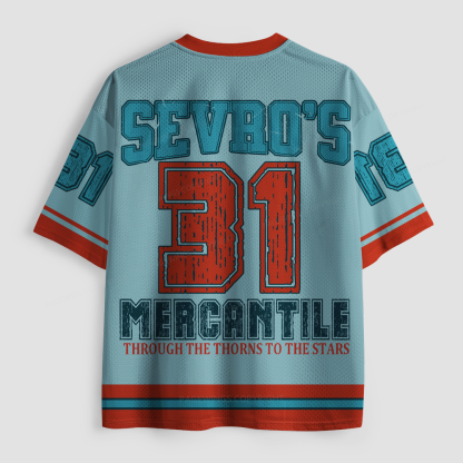 Pagewings Through The Thorns To The Star Unisex Mesh Jersey