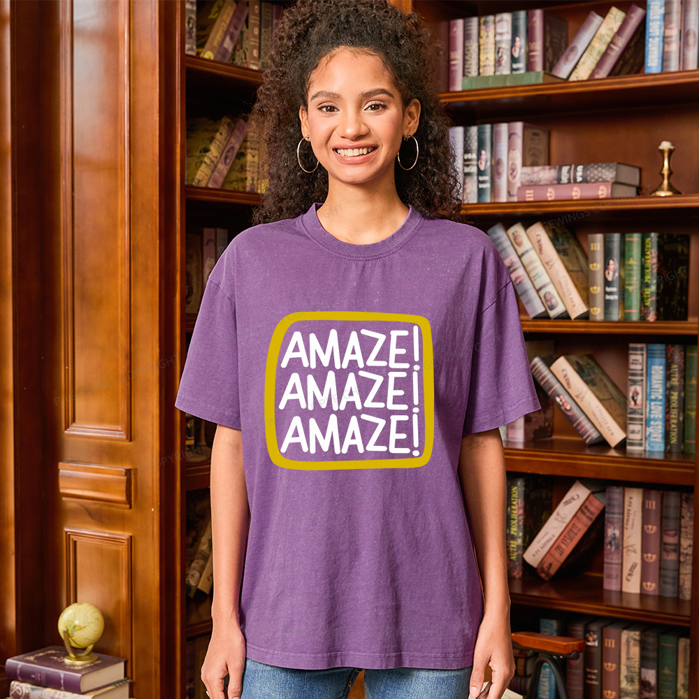 Pagewings Amaze Unisex Washed T-shirt