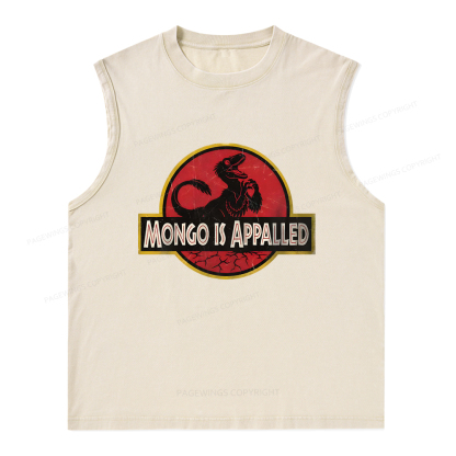 Pagewings Mongo Is Appalled Unisex Washed Tank Top
