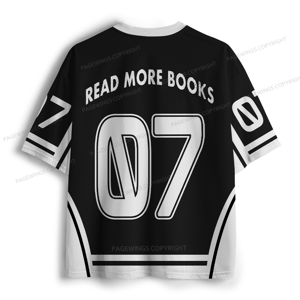 Pagewings I Read Banned Books Unisex Mesh Jersey