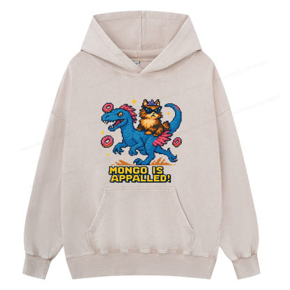 Pagewings Mongo Is Appalled Unisex Washed Hoodie