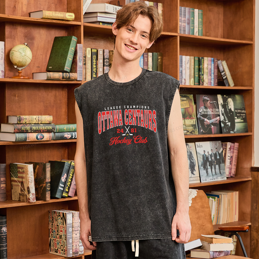 Pagewings Bookish Unisex Washed Tank Top