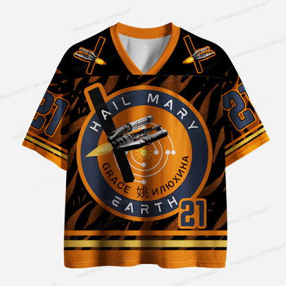 Pagewings Hail Mary Unisex Mesh Jersey