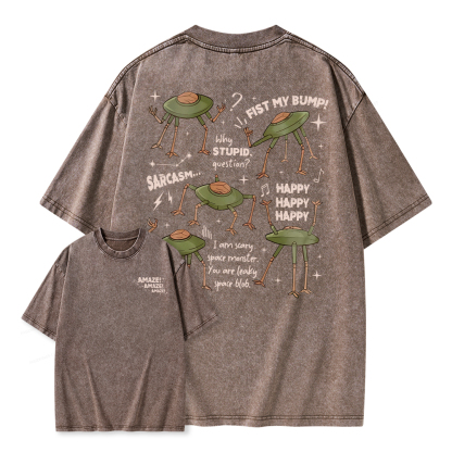 Pagewings Fantasy Bookish Rocky Amaze Unisex Washed T-shirt